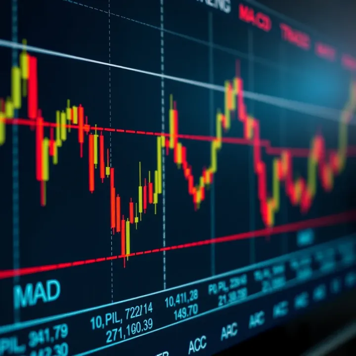 Chart showing optimized MACD settings with clear signal lines for day trading