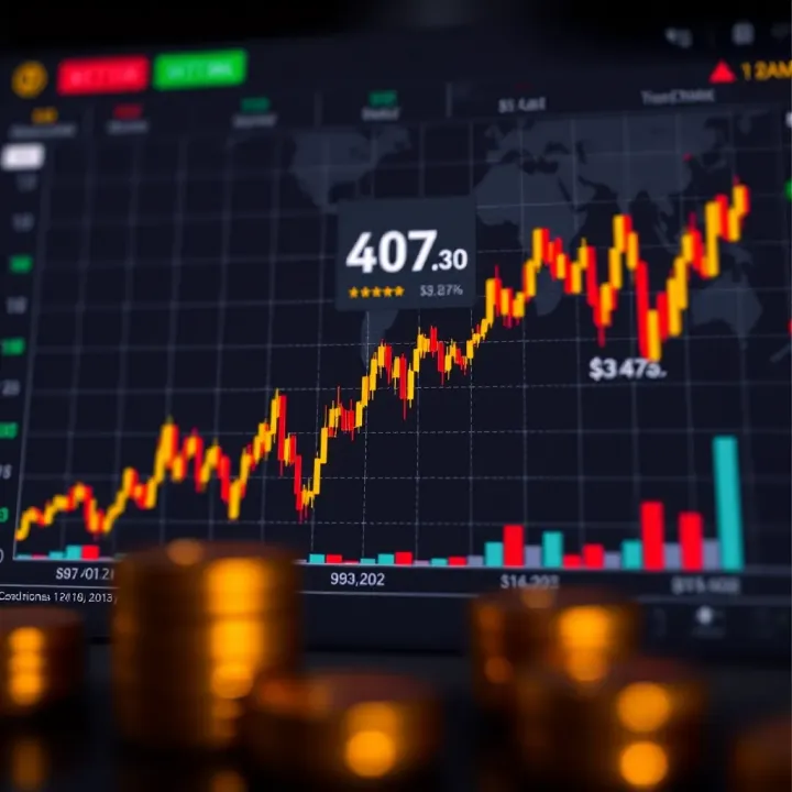 Graph showing financial trends related to binary options trading in Brazil