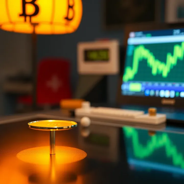 Illustration of risk and reward balance in binary options investment