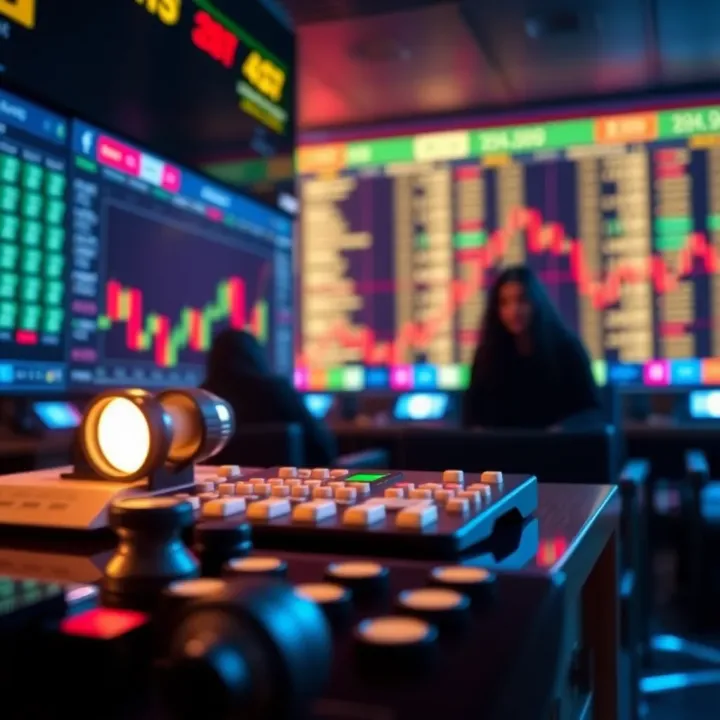 Visual representation of risks and strategies involved in binary options trading without investment