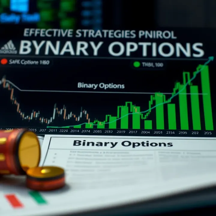 Chart showing common strategies and risk management techniques for binary options investors