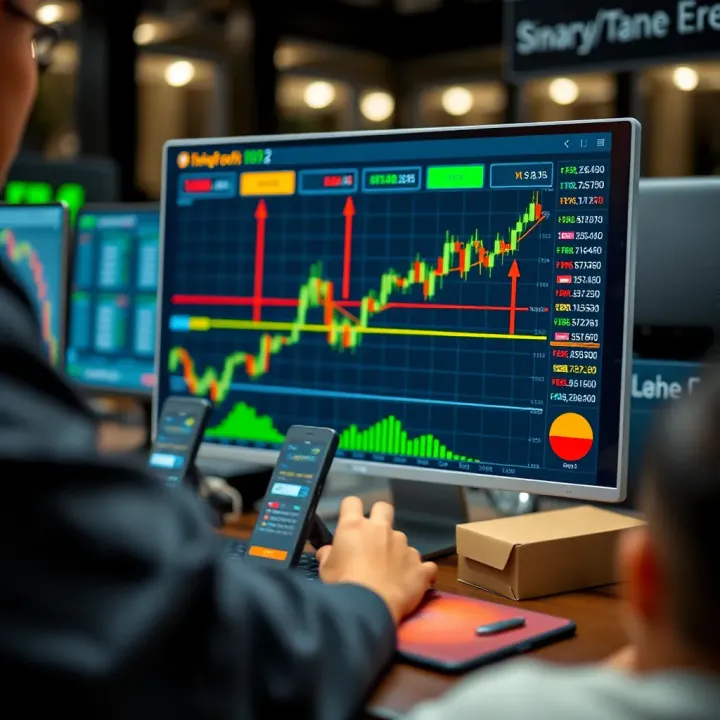 Essential Strategies and Risk Management in Binary Options Illustration of key binary options trading strategies and risk management tools