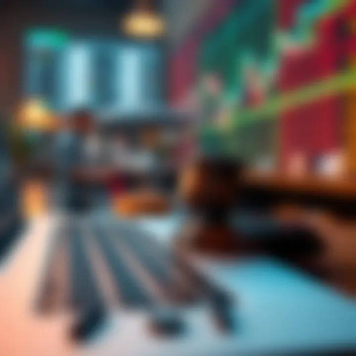 Visualization of risk management and legal considerations in binary options market