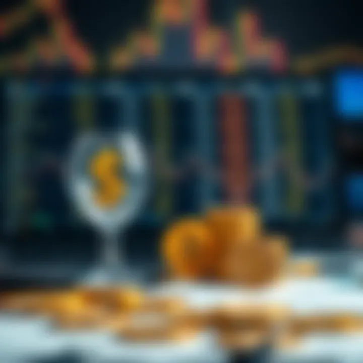 Conceptual representation of risk management and strategy in binary options investing