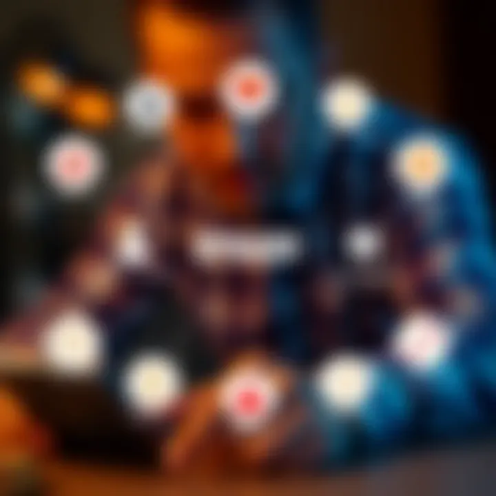 Diagram showing key factors in selecting a reliable binary options broker with risk and regulation icons