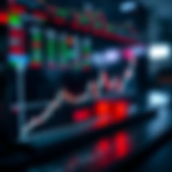 Graph displaying risk and reward balance in binary options trading