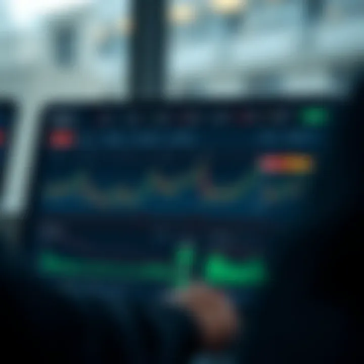 Interface of Fortune platform showing demo account trading dashboard with charts and virtual funds