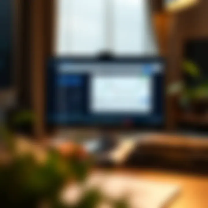 Practicing Investments Safely with Fortune Demo Account Illustration of virtual investment practice using Fortune demo account on computer screen