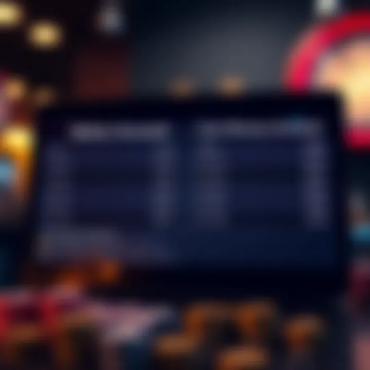 Comparison of Demo Account and Real Money Account Features Comparison chart illustrating differences between demo slot account and real money account