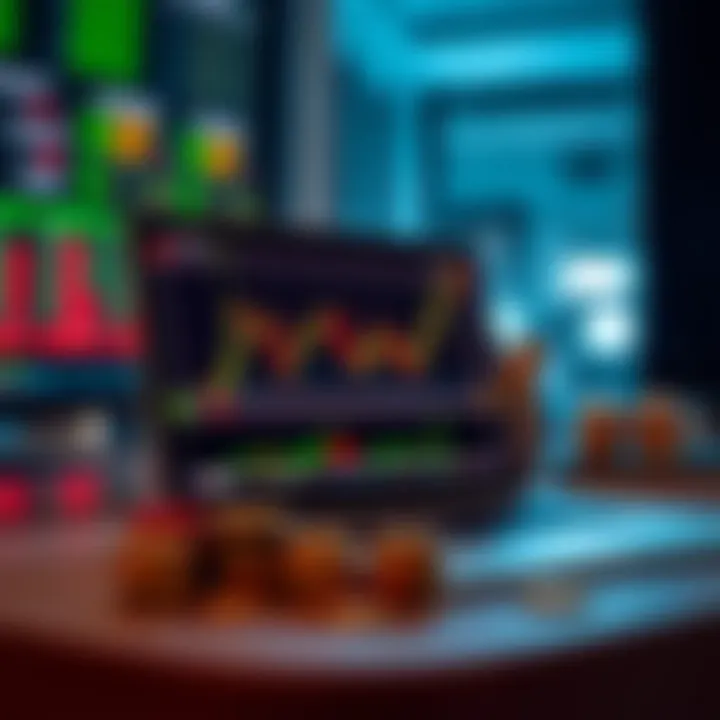 Risk-Free Trading with Demo Account Using Virtual Funds Conceptual graphic of risk-free trading with virtual money in financial markets