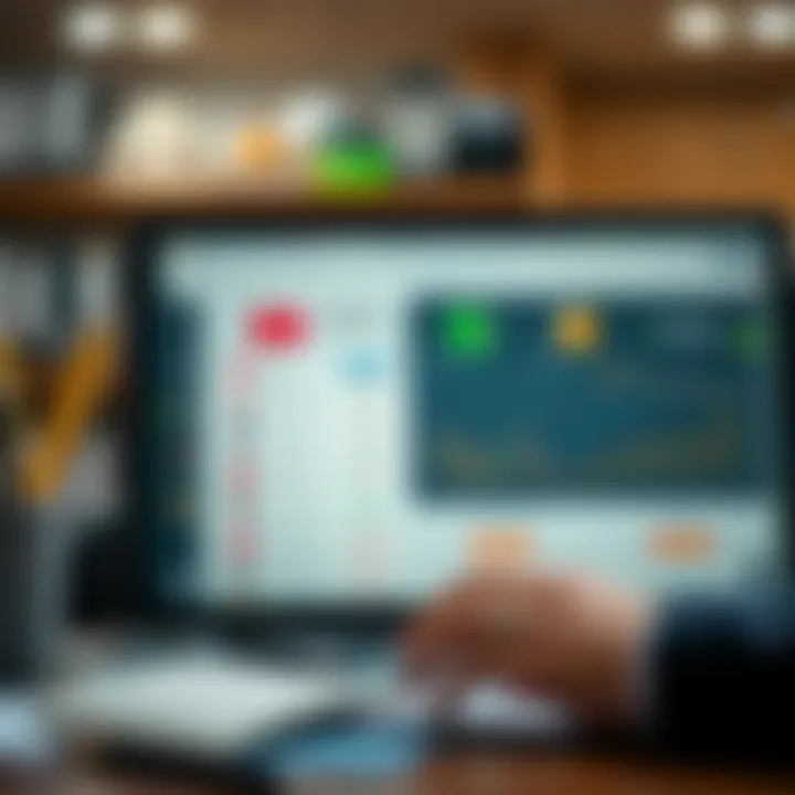 Comparison of brokerage platform features displaying fees, security badges, and user interface elements