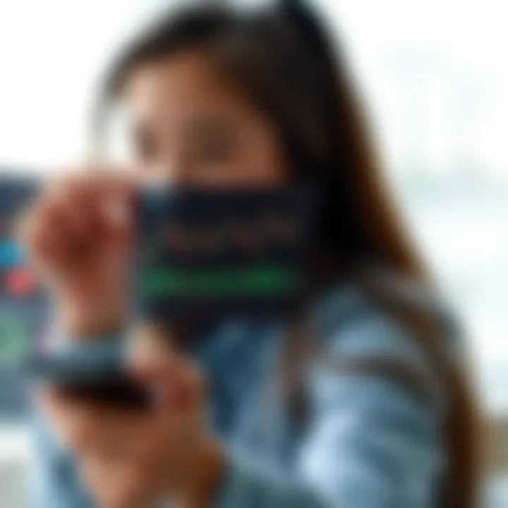 Illustration showing key concepts of day trading with charts and strategy icons