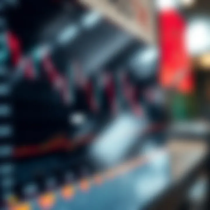 Graph showing intraday stock price fluctuations with highlighted buy and sell points