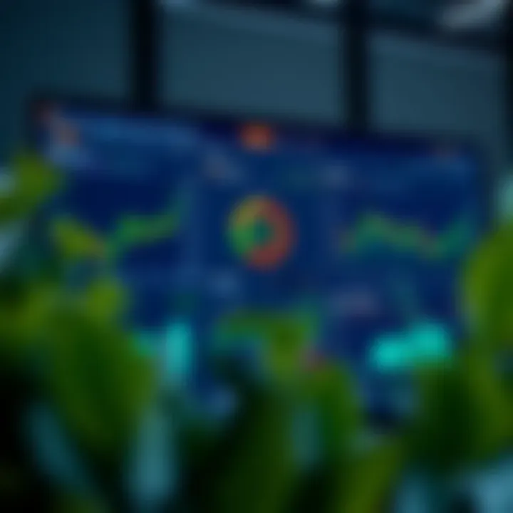 Dashboard showing trading tools, risk management metrics, and active asset monitoring