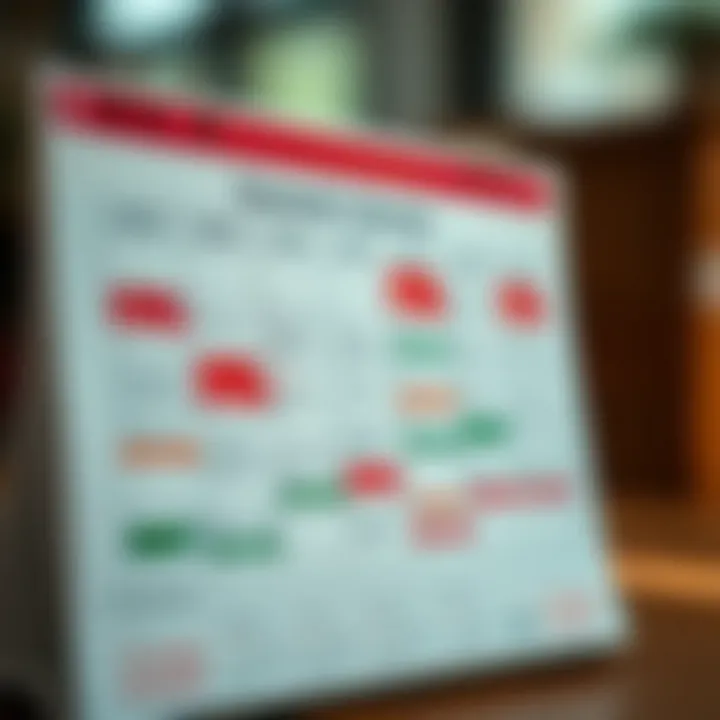 Calendar highlighting key economic events influencing the Brazilian financial market