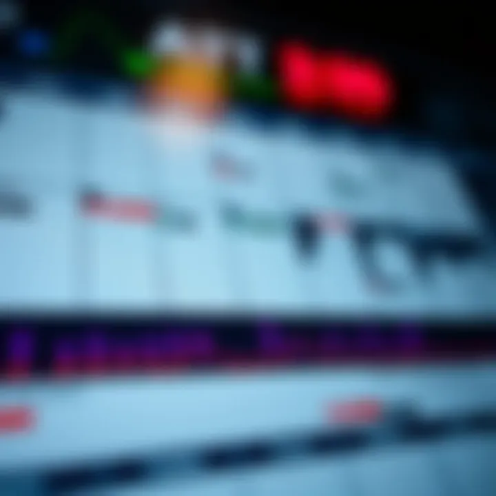 Economic calendar displaying various financial events and indicators for investor analysis