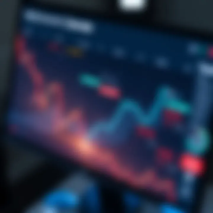 Economic calendar showing scheduled financial events and indicators