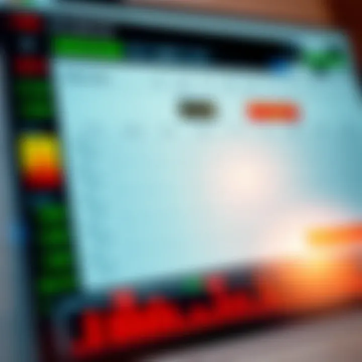 Illustration of an economic calendar highlighting key financial indicators and dates for market analysis