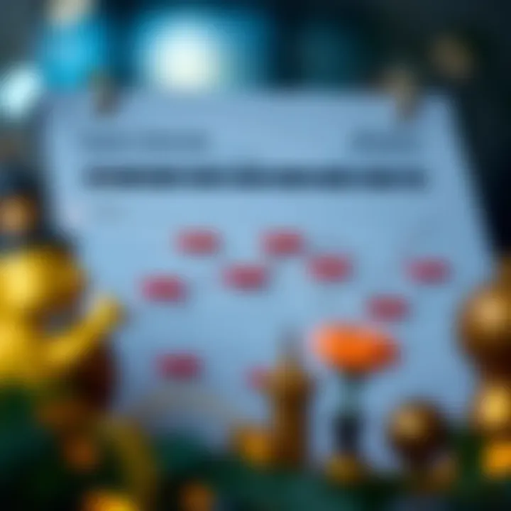 Calendar highlighting key economic events and indicators for financial decision-making