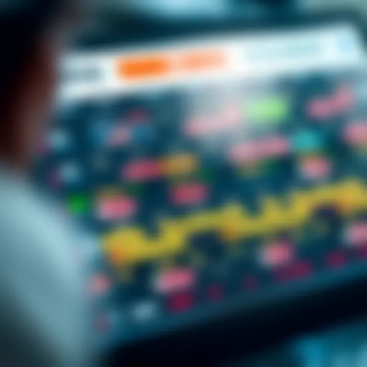 Calendar displaying economic events and key macroeconomic indicators for trading analysis