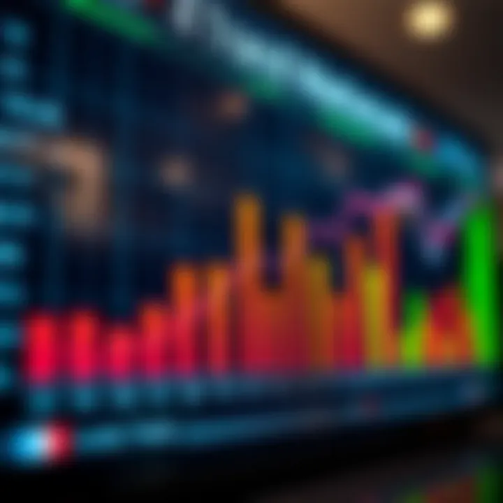 Graph showing market trends and consumer behavior analysis