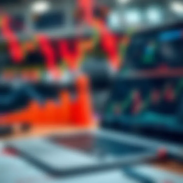 Forex Trading Strategies and Market Analysis Illustration of Forex trading strategies and market analysis tools