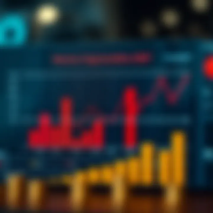 Graph showing market segmentation and customer demographics analysis