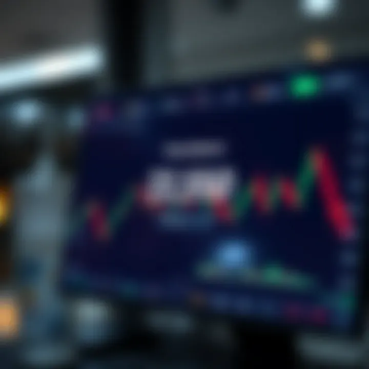 Demonstration of a digital trading platform showing virtual currency balance on screen