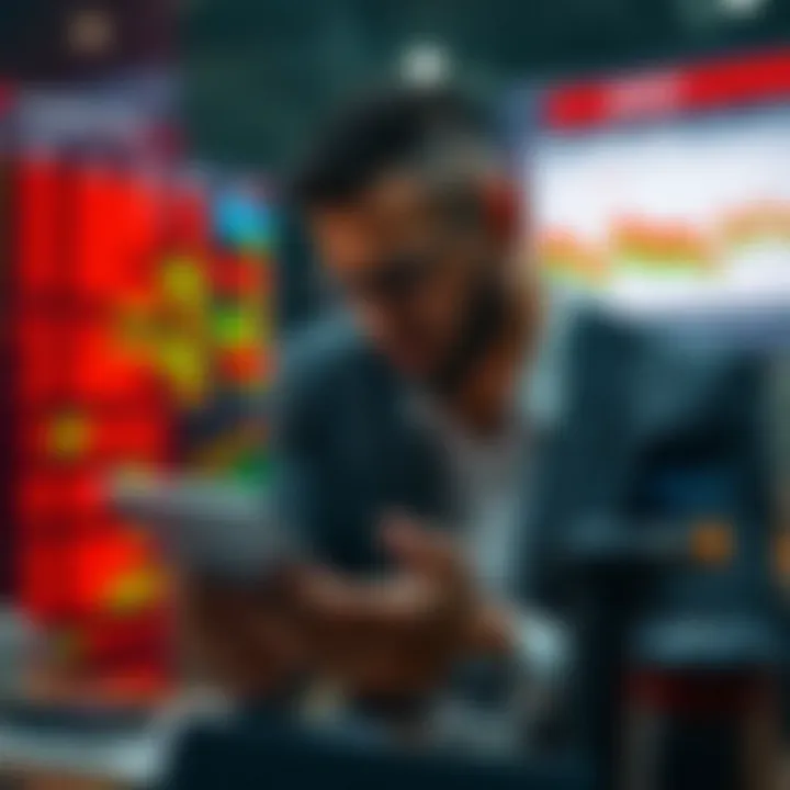 Using an Economic Calendar to Analyze Market Indicators and Make Informed Investments Investor analyzing a digital calendar with important economic indicators and market impact