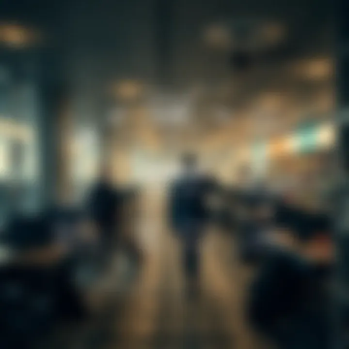 Diagram illustrating key components and flow of market analysis in business environment