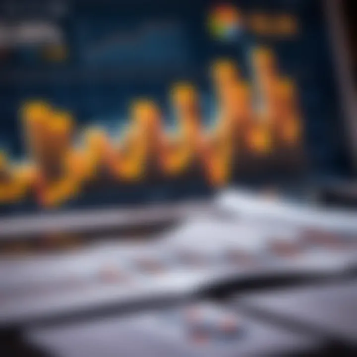 Graph depicting market trends and data interpretation for strategic decisions