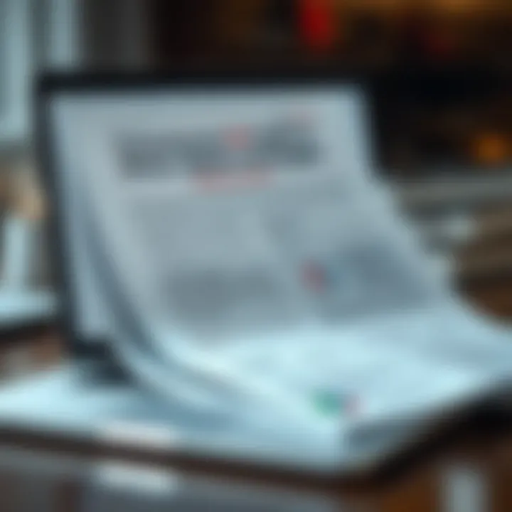 Comprehensive PDF Guide for Binary Options Trading Strategies PDF guide open on a laptop showing detailed strategies for binary options trading