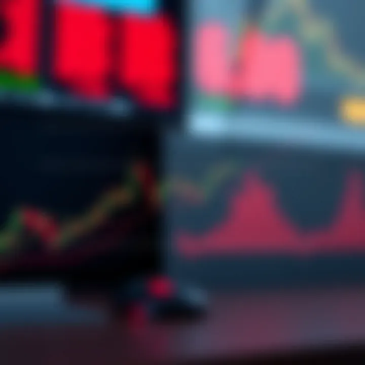 Diagram of a double top formation highlighting potential market trend reversal