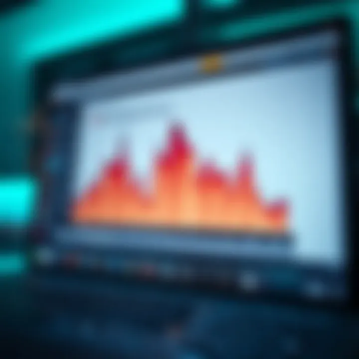 Graph illustrating risk management and performance tracking using Excel tools