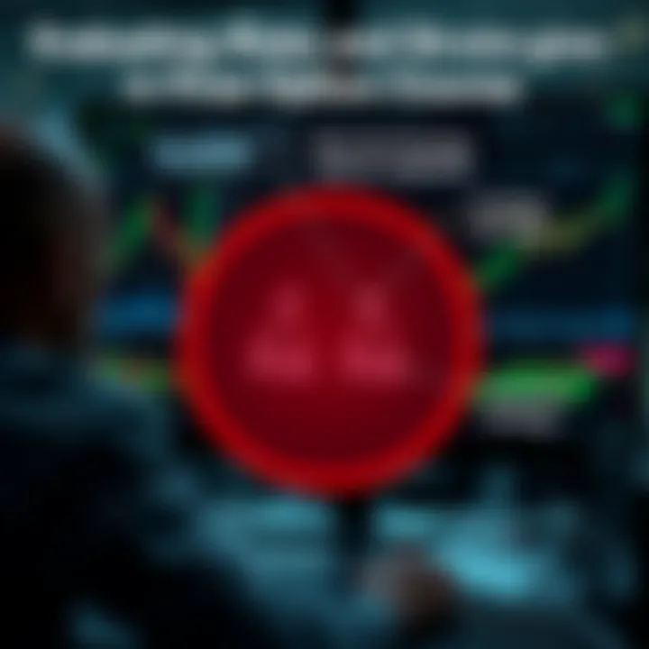 Evaluating Risks and Strategies in Binary Options Courses Graphical representation of risk management and strategy selection in online trading courses