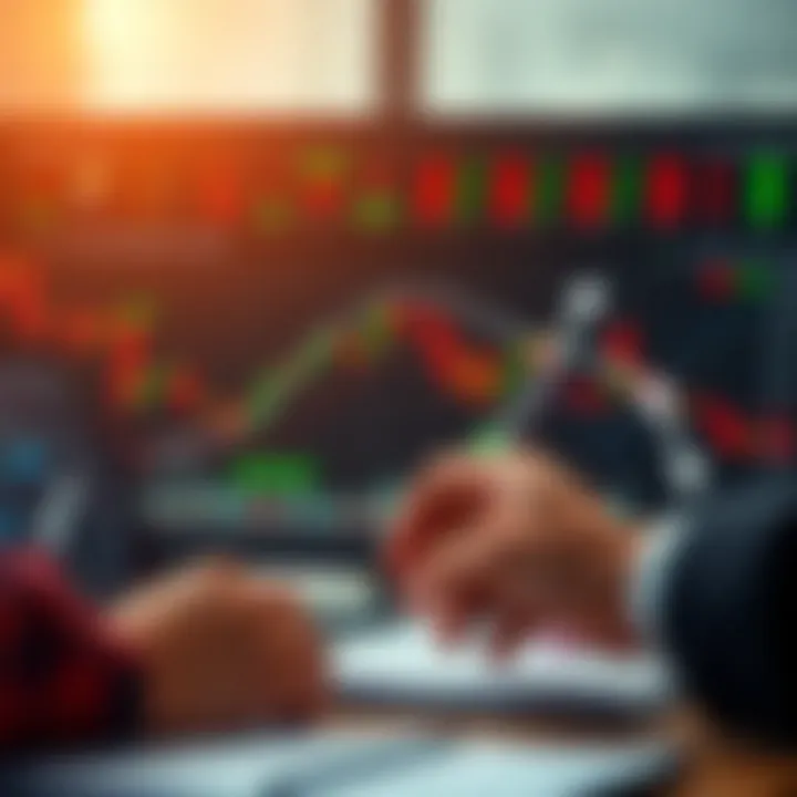 Strategic Analysis and Interpretation of Binary Options Signals Illustration of strategic analysis for binary options with charts and decision-making tools