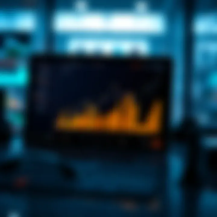 Strategic Business Growth with Data Analysis Visual representation of business growth strategies using data analysis and market insights