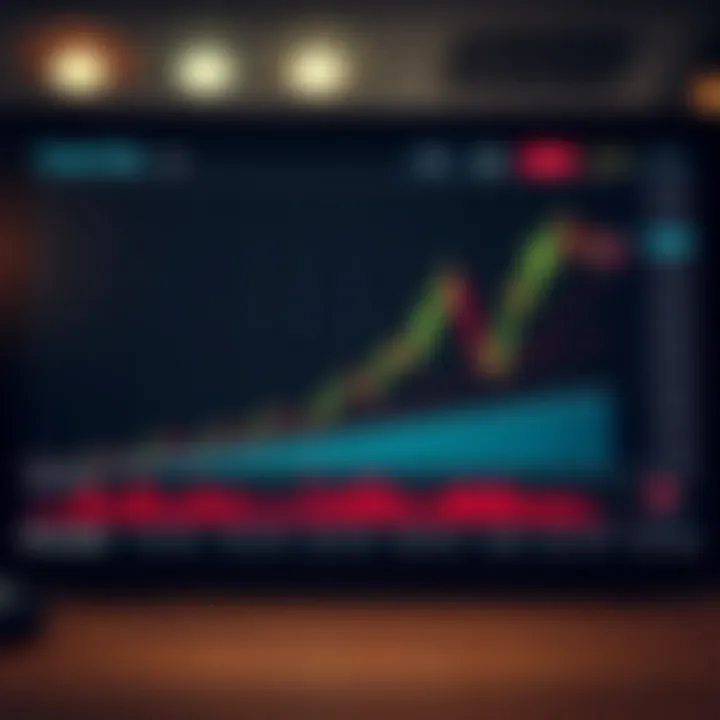 Graph displaying risk management principles alongside market context indicators for effective trading