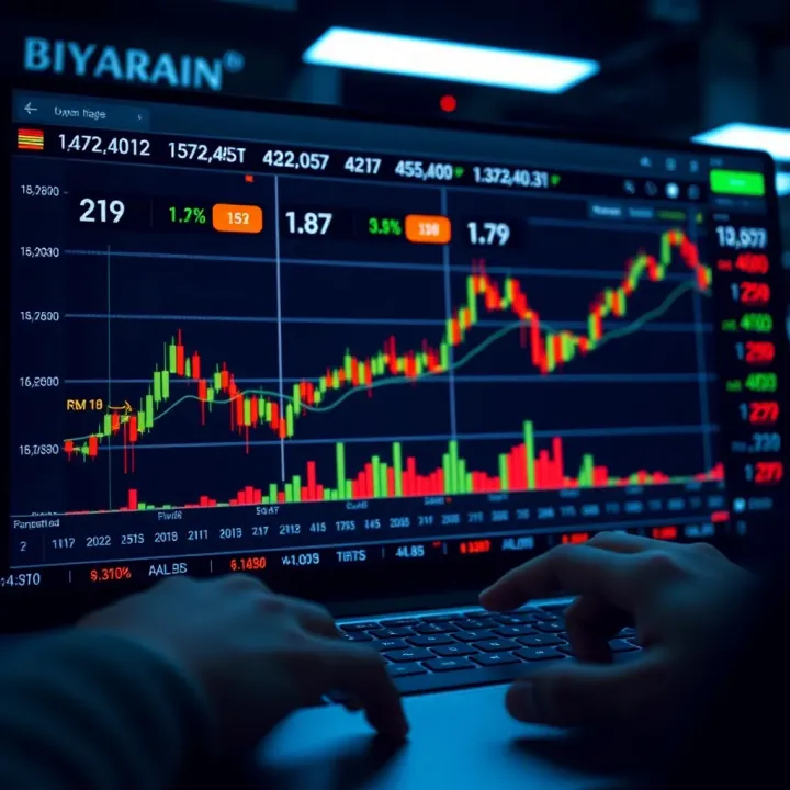 Secure online trading platform interface displaying binary options charts and real-time data