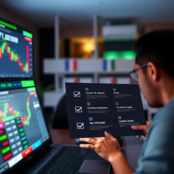 Essential Criteria for Selecting Reliable Binary Options Courses Checklist highlighting key factors for choosing a trustworthy binary options course