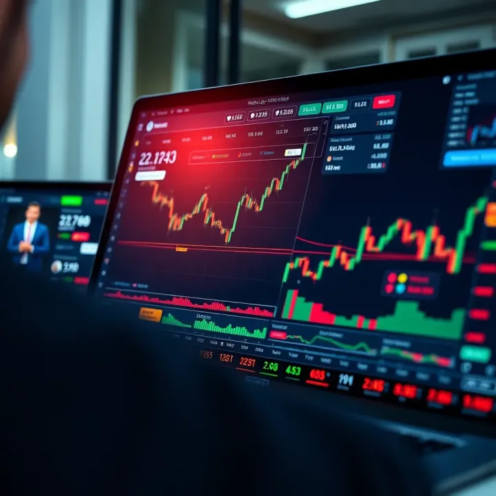 Interface of a forex copy trading platform displaying trader profiles and live market data