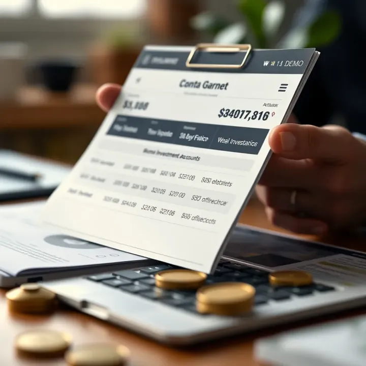 Comparison between demo and real investment accounts highlighting key features and withdrawal capabilities