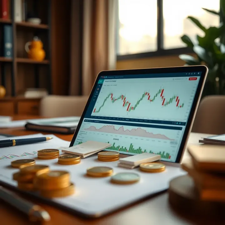 Comparison between demo and real investment accounts highlighting risk-free learning and actual market trading