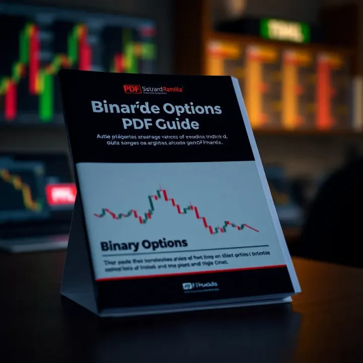 Comprehensive PDF Guide on Binary Options Strategies Screenshot of a downloadable PDF guide on binary options strategies
