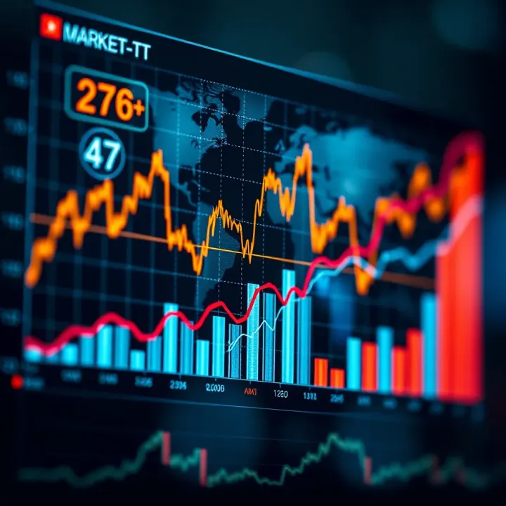 Graph illustrating the impact of economic indicators on market trends and investment choices