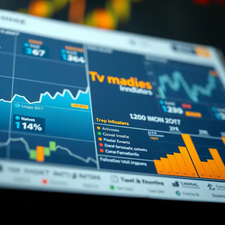 Chart highlighting key financial indicators and economic events influencing investment decisions