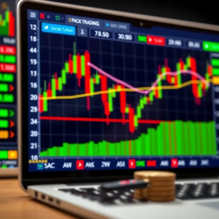 Benefits and Risks in Forex Copy Trading Visualized Chart displaying currency exchange trends with highlighted profit zones and risk indicators