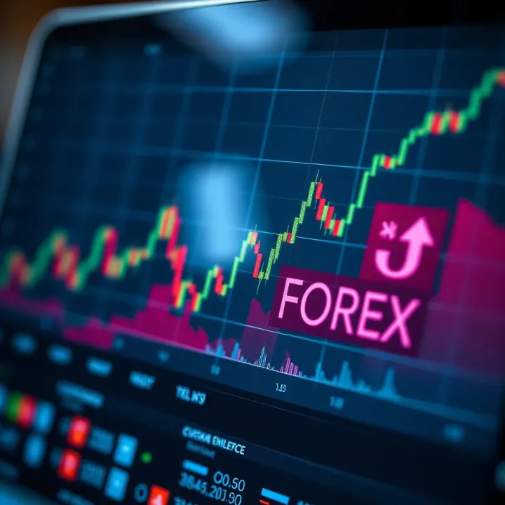 Currency Price Fluctuations and Market Trends Graph depicting currency price fluctuations and forex market trends
