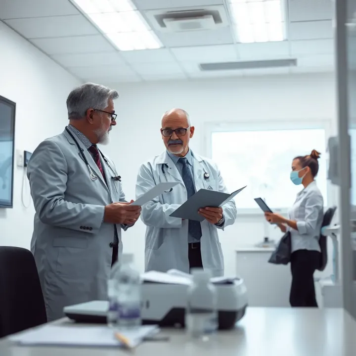 Hospital Risk Management and Safety Protocols Hospital risk management team analyzing safety protocols