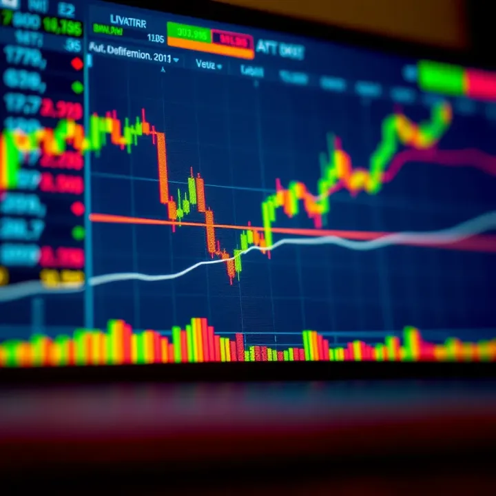 Analysis of Binary Options Indicators with Trend Lines Graph showing binary options indicators with trend lines and data points